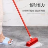 Plastic floor brush, hard wire, durable and wear-resistant, factory direct sales, iron rod flower handle Specification image